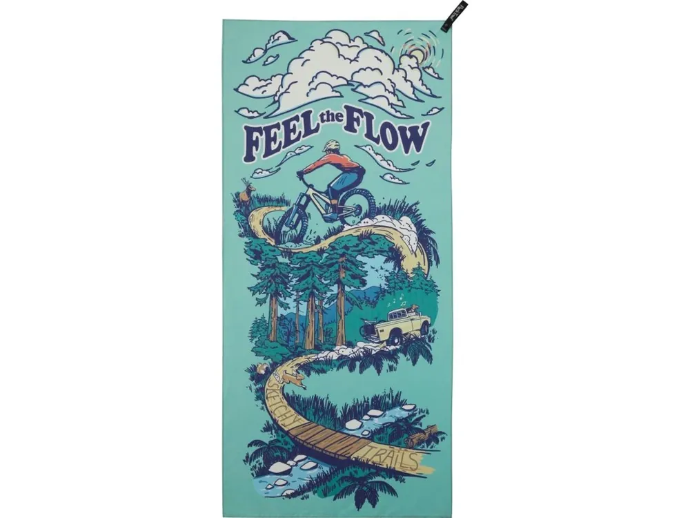 PACKTOWL PERSONAL BODY Flow ručník 64x137cm potisk cyklista Koupit Online