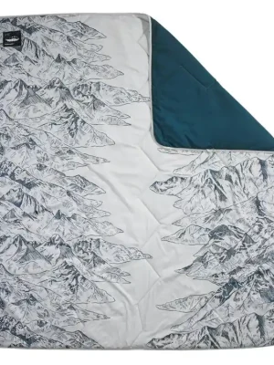 Thermarest ARGO BLANKET Valley View Print eraloftová přikrývka šedá hory Časově Omezené