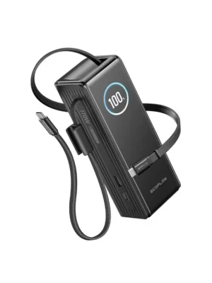 Ihned K Objednání EcoFlow RAPID Power Banka (25000mAh,170W) 2x100W vestavěný USB-C kabel - černá