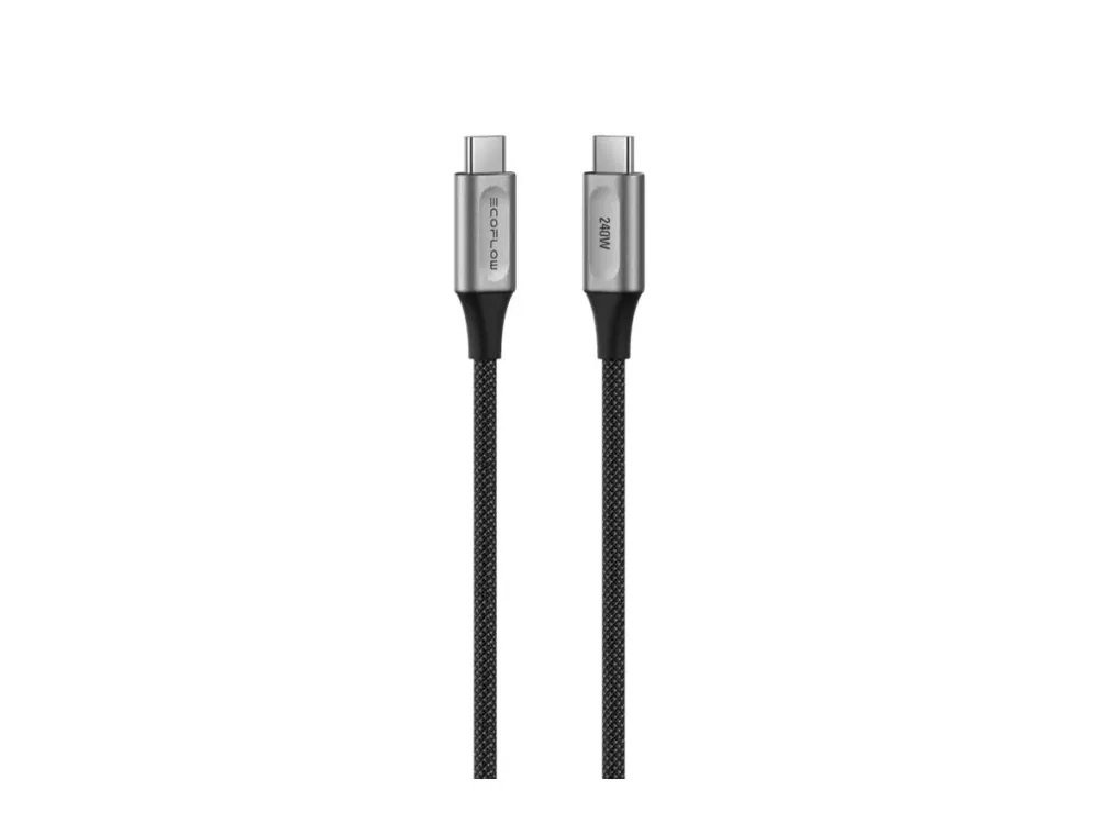 Značkový EcoFlow RAPID Pro USB-C do USB-C kabel (240W, Nylon)