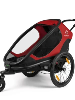 Dětský vozík HAMAX Outback ONE Red/Black Rychlé Dodání