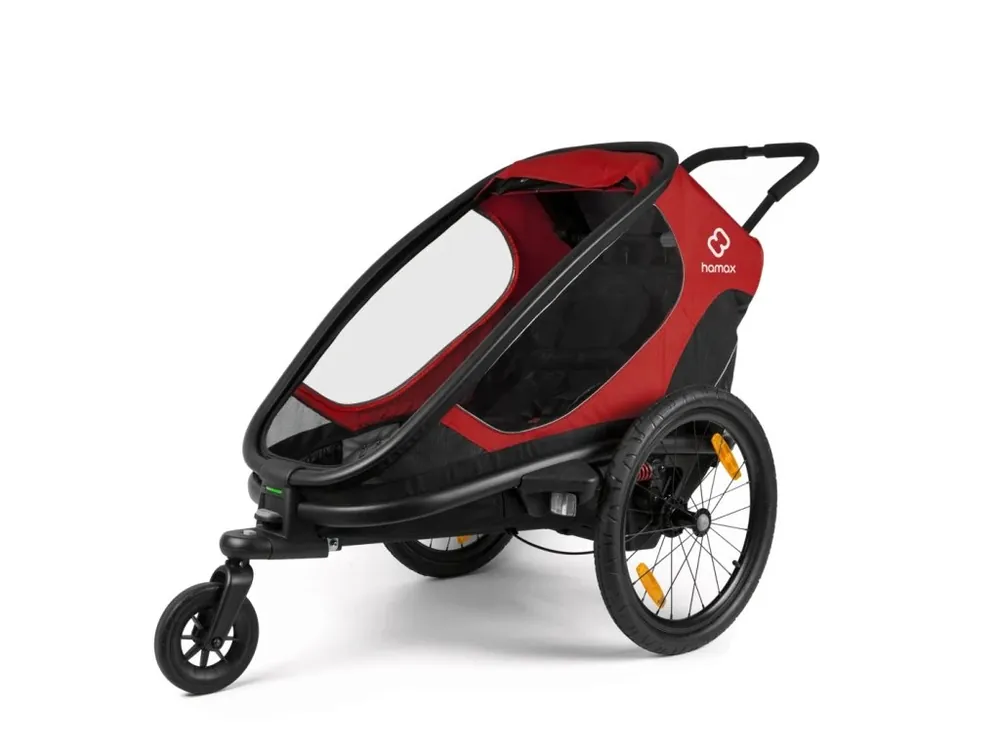 Dětský vozík HAMAX Outback ONE Red/Black Rychlé Dodání