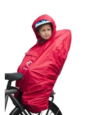 Must-Have Pláštěnka s cyklosedačce HAMAX Rain Red