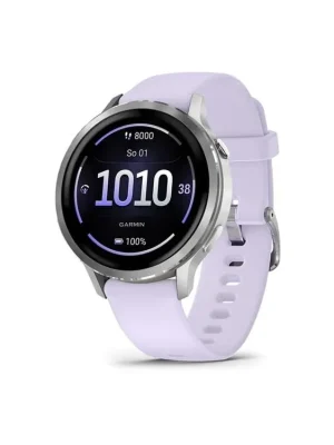 Garmin Venu 4 – 41 mm, Silver / Periwinkle silikonový řemínek Must-Have