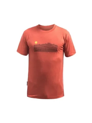 Aktuální SENSOR MERINO ACTIVE SUNRISE pánské triko kr.rukáv terracotta