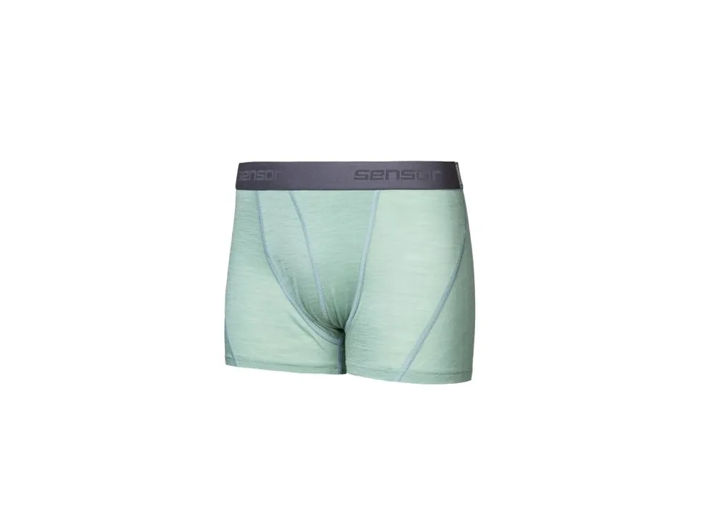 Cenově Výhodný SENSOR MERINO AIR pánské trenky basil green