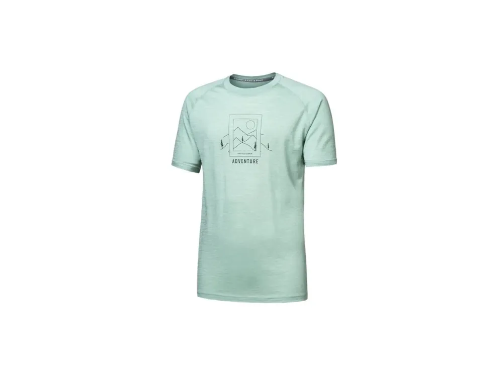 Horká Nabídka SENSOR MERINO AIR SAY YES pánské triko kr.rukáv basil green