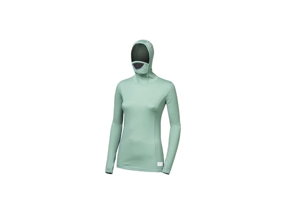 SENSOR MERINO DF dámské triko dl.rukáv s kapucí basil green Kup Teď