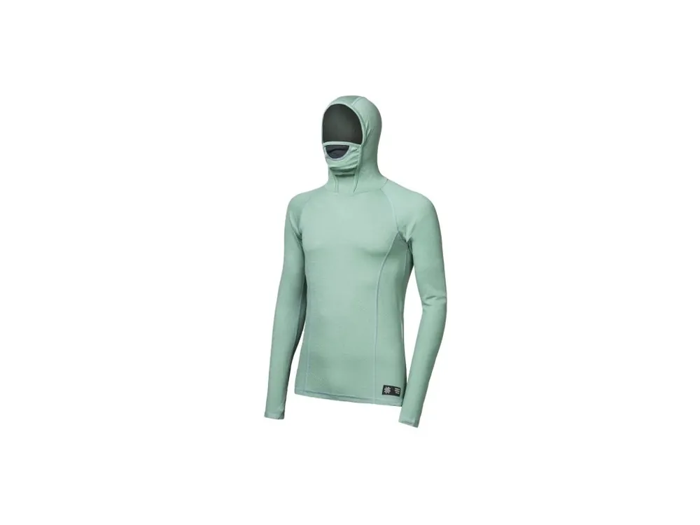 Ihned K Objednání SENSOR MERINO DF pánské triko dl.rukáv s kapucí basil green