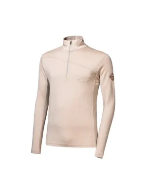 SENSOR MERINO EXTREME UP pánská mikina dl.rukáv zip almond beige Top Prodej