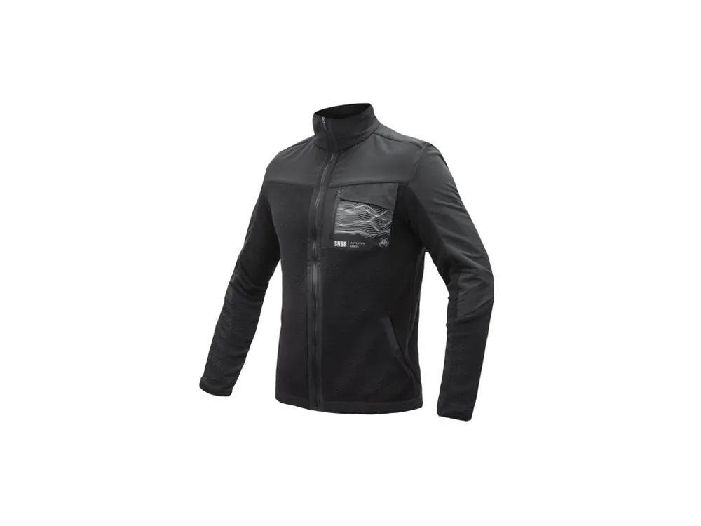 Top Prodej SENSOR TEDDY unisex bunda fleece celozip černá