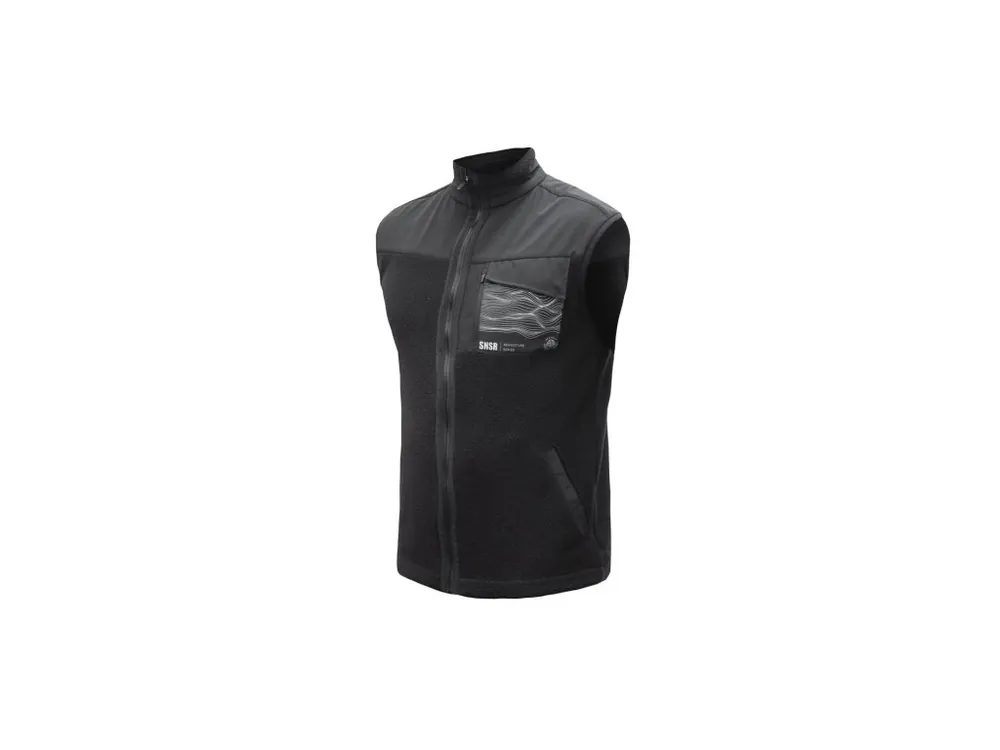 Expresní Doručení SENSOR TEDDY unisex vesta fleece celozip černá