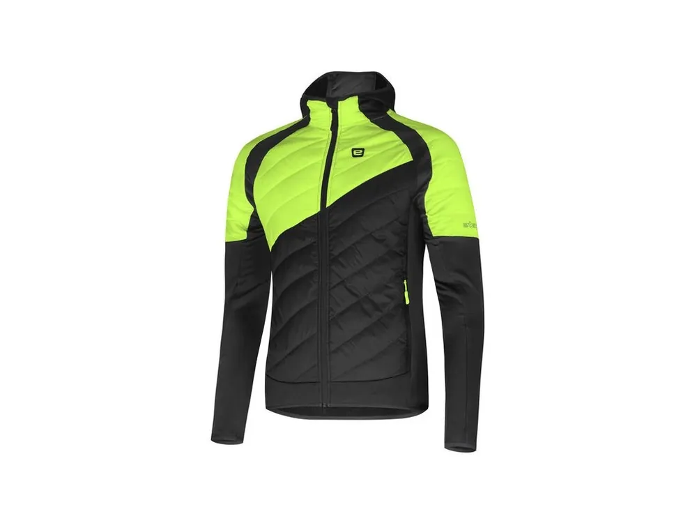 Expresní Doručení Etape - pánská bunda CRUX PRO 2.0, černá/žlutá fluo