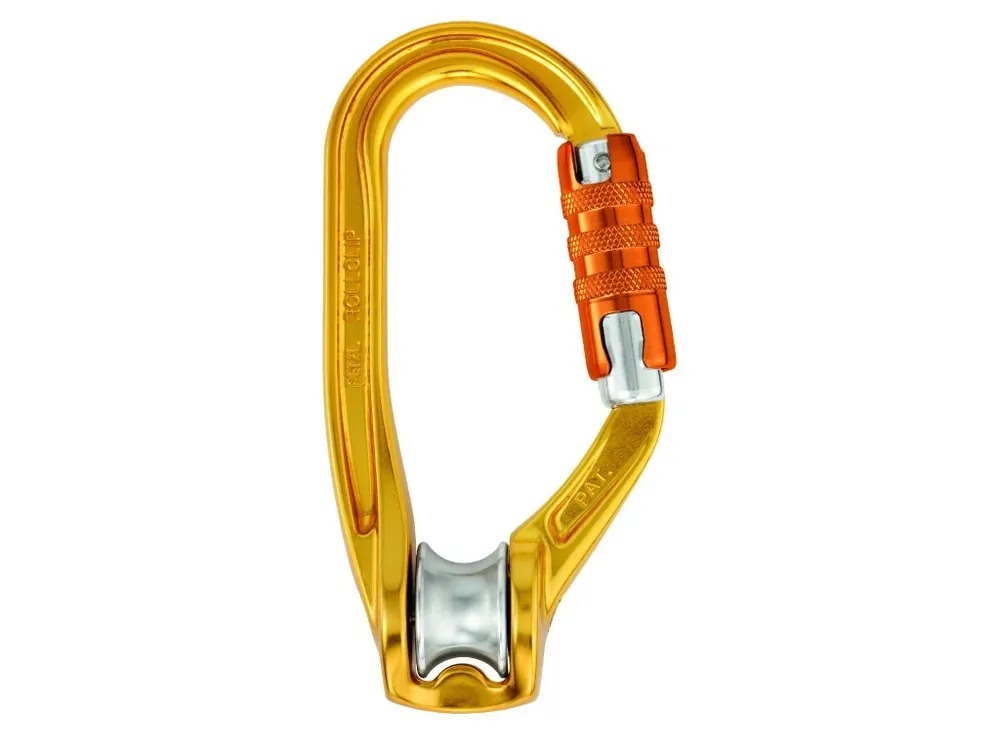 Petzl ROLLCLIP A TRIACT LOCK kladka s karabinou s automat.pojistkou Aktuální