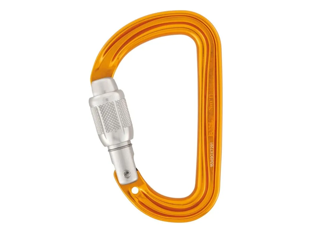 Petzl SMD SCREW LOCK karabina se šroubovací pojistkou Vysoce Kvalitní