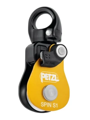 Akční Nabídka Petzl SPIN S1 jednostranná kladka s otočným závěsem (swivelem)