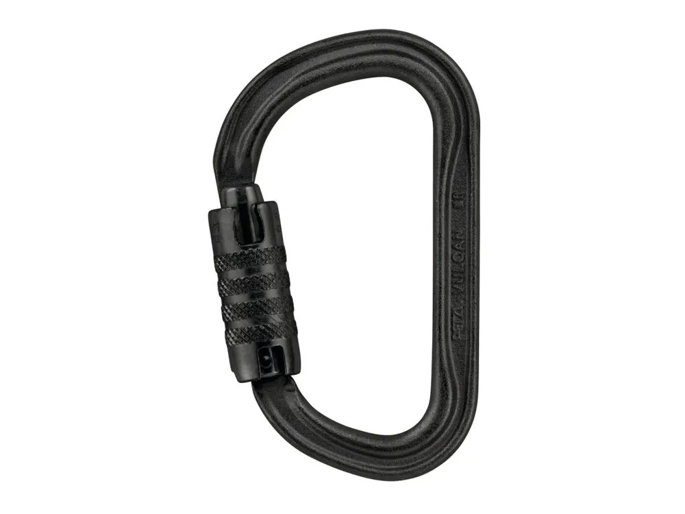 Must-Have Petzl VULCAN TRIACT LOCK ocelová karabina autom.zámek INT