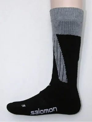 ponožky Salomon Dialogue black/silver - S/5,5-7 Víkendová Akce