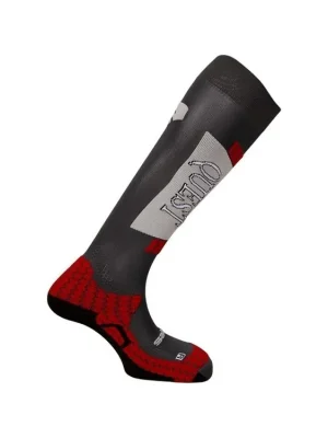 Sleva ponožky Salomon Quest grey/red 11/12 - M/5,5-7
