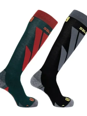 Novinka ponožky Salomon S/Access 2pack green/black