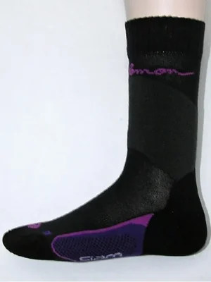 ponožky Salomon Siam black/purple - M/5,5-7 Autentický