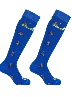 ponožky Salomon Team JR 2pack blue/sulphur Sleva