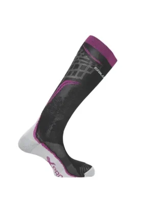 ponožky Salomon X PRO wild berry/black/white - Přímo Od Výrobce
