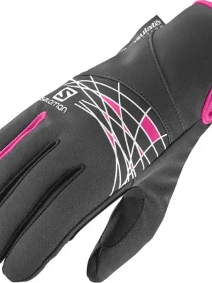 rukavice Salomon Thermo W black/pink 16/17 - XS Přímo Od Výrobce