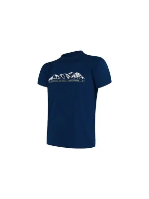 COOLMAX TECH MOUNTAINS LIMITED pánské triko kr.rukáv deep blue Nejlepší Volba
