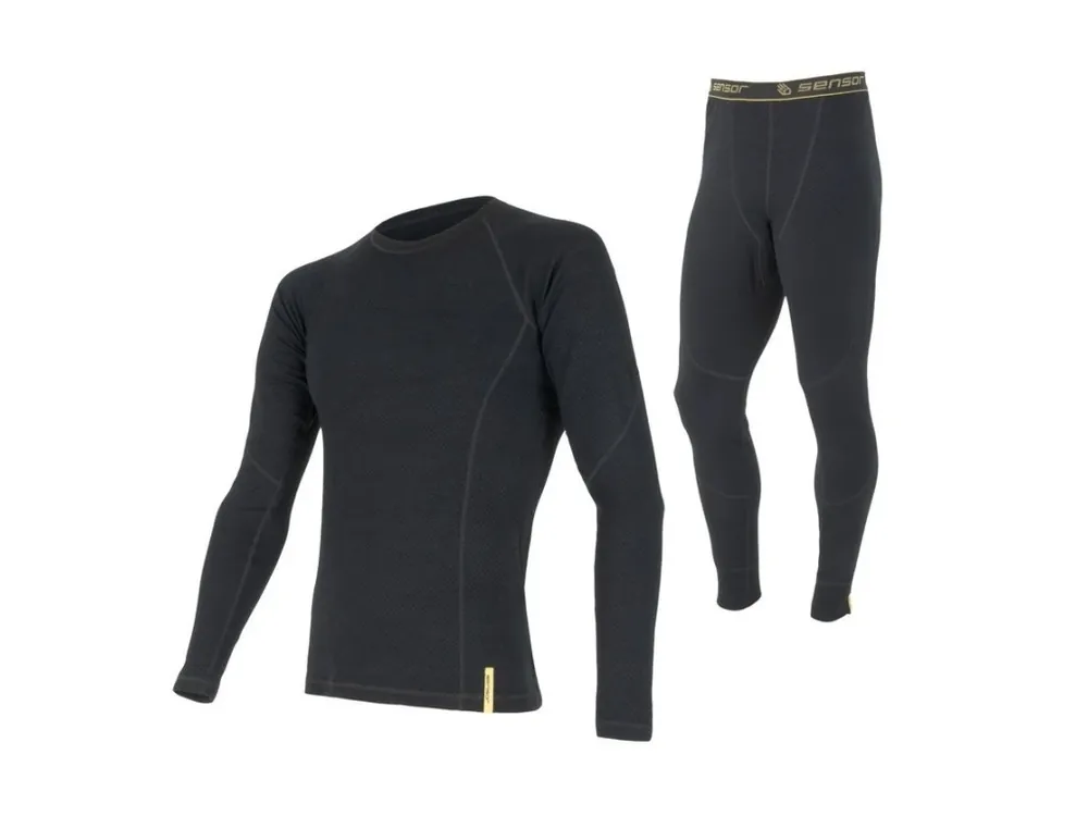 SENSOR Double Face MERINO M set dl. rukáv + nohav. Nízká Cena