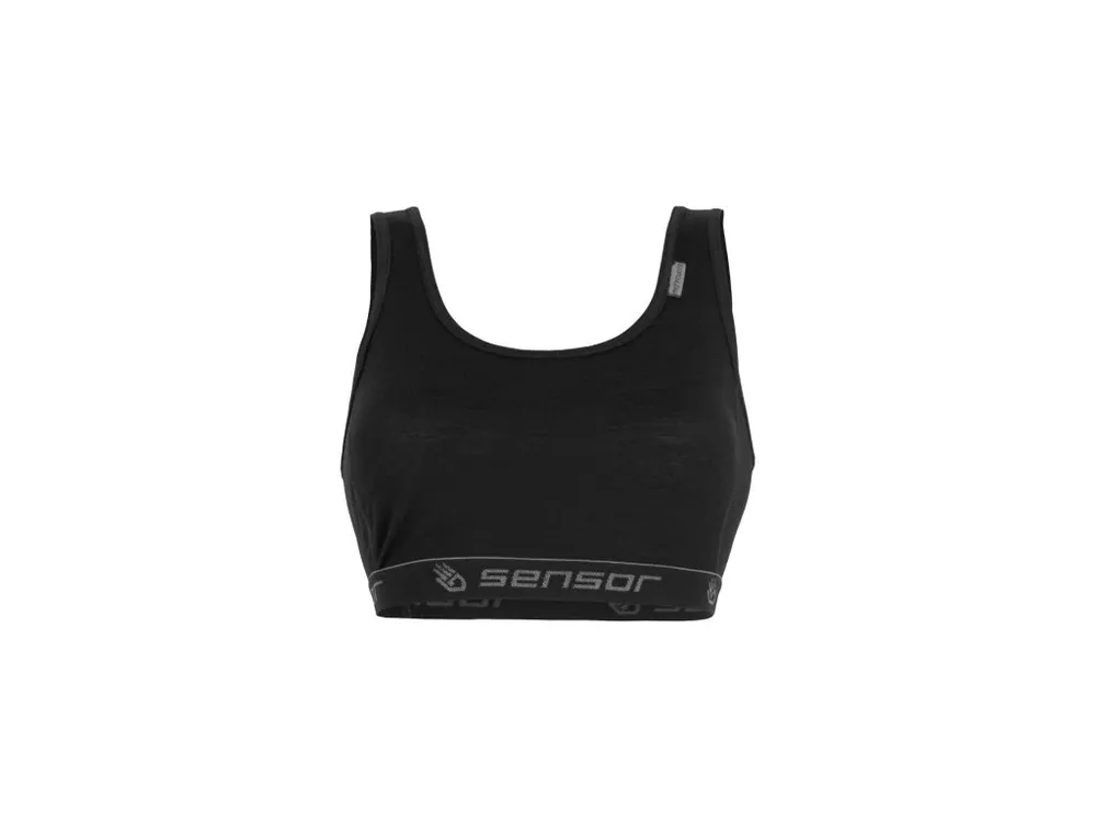 SENSOR MERINO ACTIVE dámská podprsenka černá Expresní Doručení