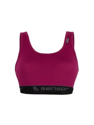 Sleva SENSOR MERINO ACTIVE dámská podprsenka lilla