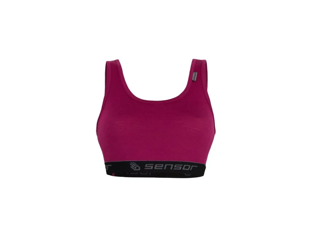 Sleva SENSOR MERINO ACTIVE dámská podprsenka lilla