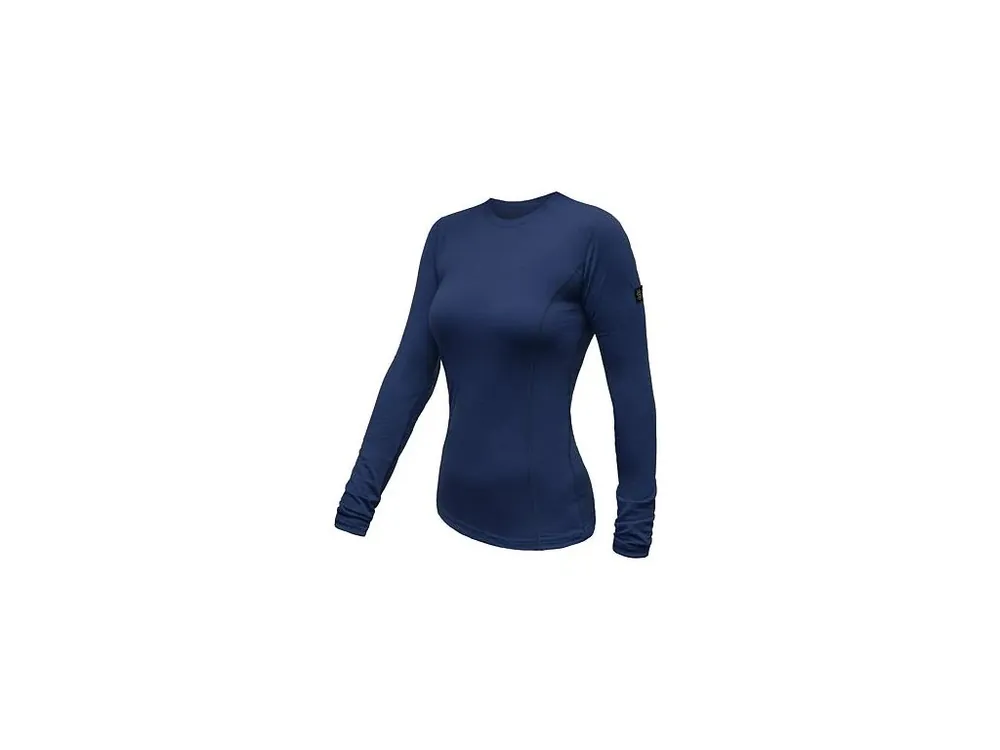 SENSOR MERINO ACTIVE dámské triko dl.rukáv deep blue Vysoce Kvalitní