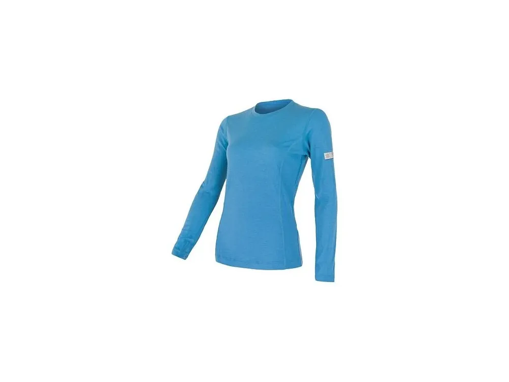 Levný SENSOR MERINO ACTIVE dámské triko dl.rukáv modrá