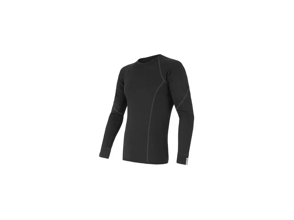 Ihned K Objednání SENSOR MERINO ACTIVE pánské triko dl.rukáv černá