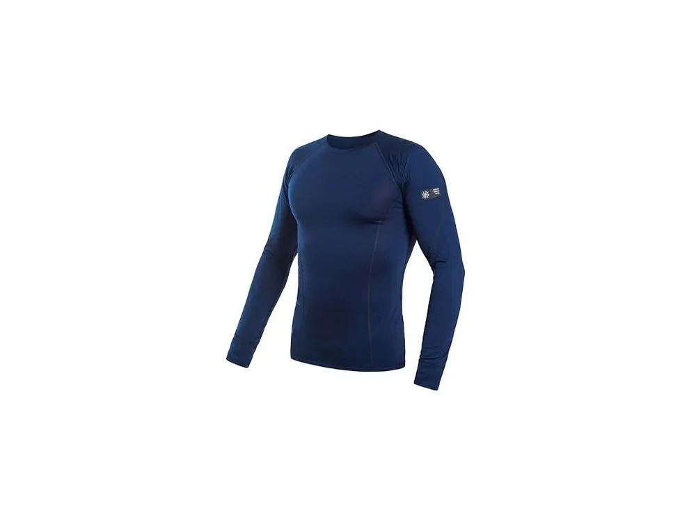 Dokud Zásoby Vydrží SENSOR MERINO ACTIVE pánské triko dl.rukáv deep blue