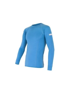 Sleva SENSOR MERINO ACTIVE pánské triko dl.rukáv modrá
