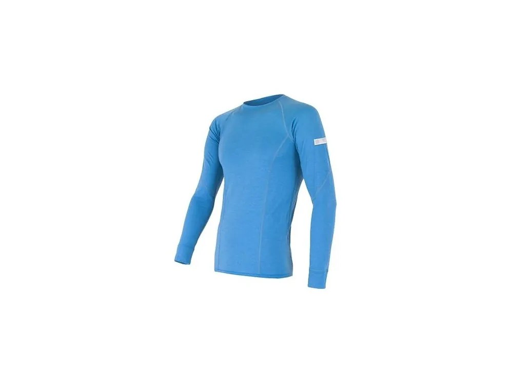 Sleva SENSOR MERINO ACTIVE pánské triko dl.rukáv modrá