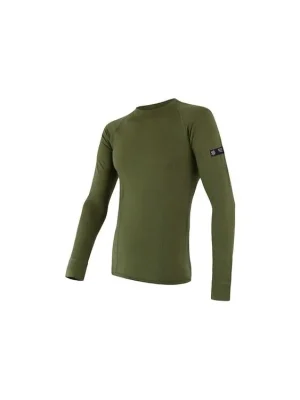 Výhodná Nabídka SENSOR MERINO ACTIVE pánské triko dl.rukáv safari green