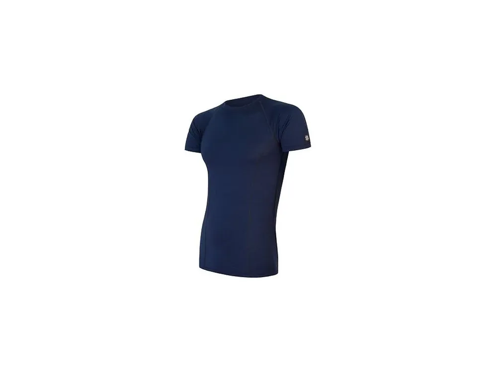 SENSOR MERINO ACTIVE pánské triko kr.rukáv deep blue Zlevněný
