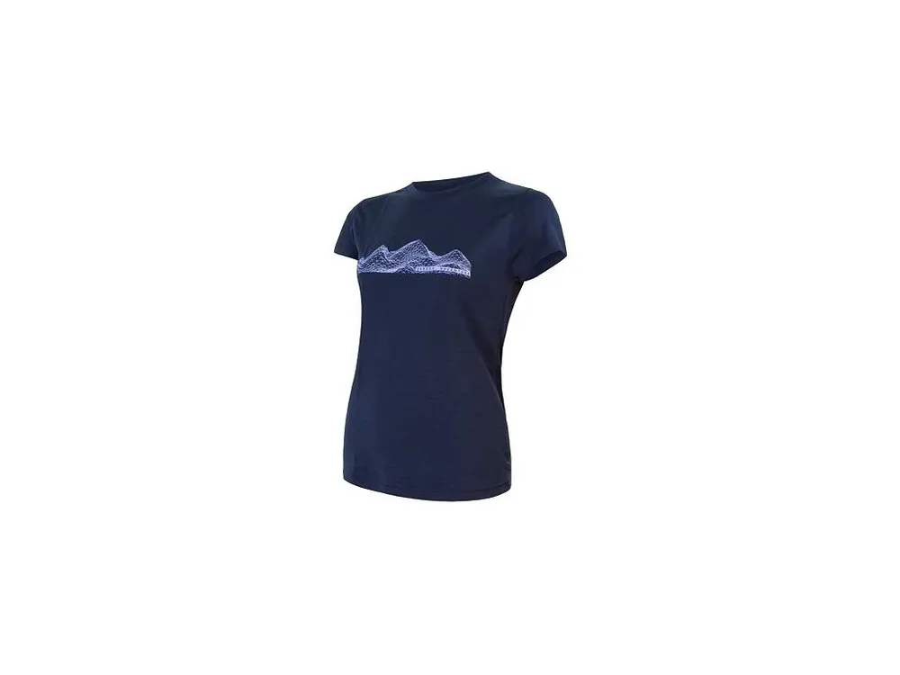 Rychlé Dodání SENSOR MERINO ACTIVE MOUNTAINS dámské triko kr.rukáv deep blue