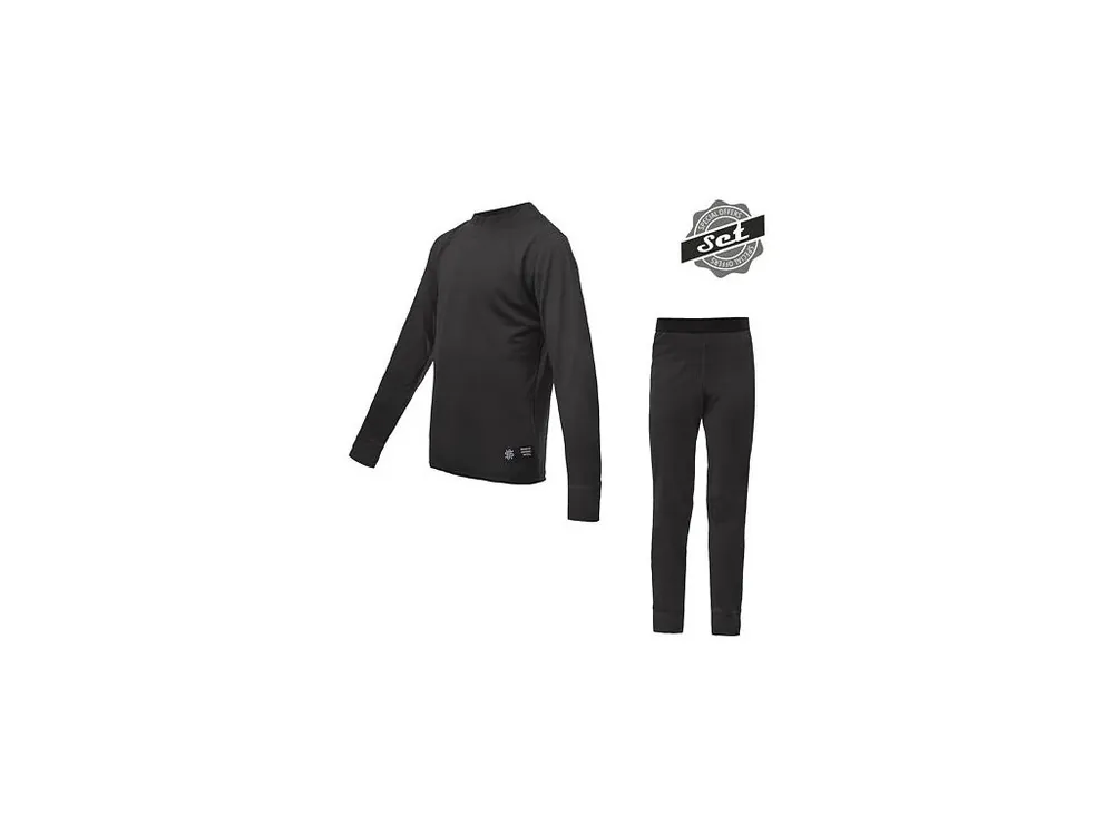 SENSOR MERINO ACTIVE SET dětský triko dl.rukáv + spodky černá Nakupujte Hned
