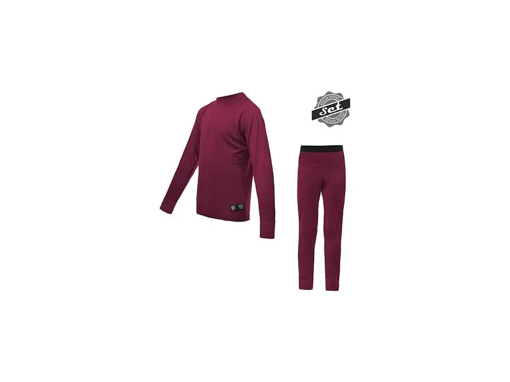 SENSOR MERINO ACTIVE SET dětský triko dl.rukáv + spodky lilla Kup Teď