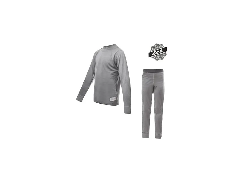 Výhodná Nabídka SENSOR MERINO ACTIVE SET juniorský triko dl.rukáv + spodky šedá