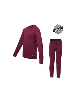 Dokud Zásoby Vydrží SENSOR MERINO ACTIVE SET juniorský triko dl.rukáv + spodky lilla