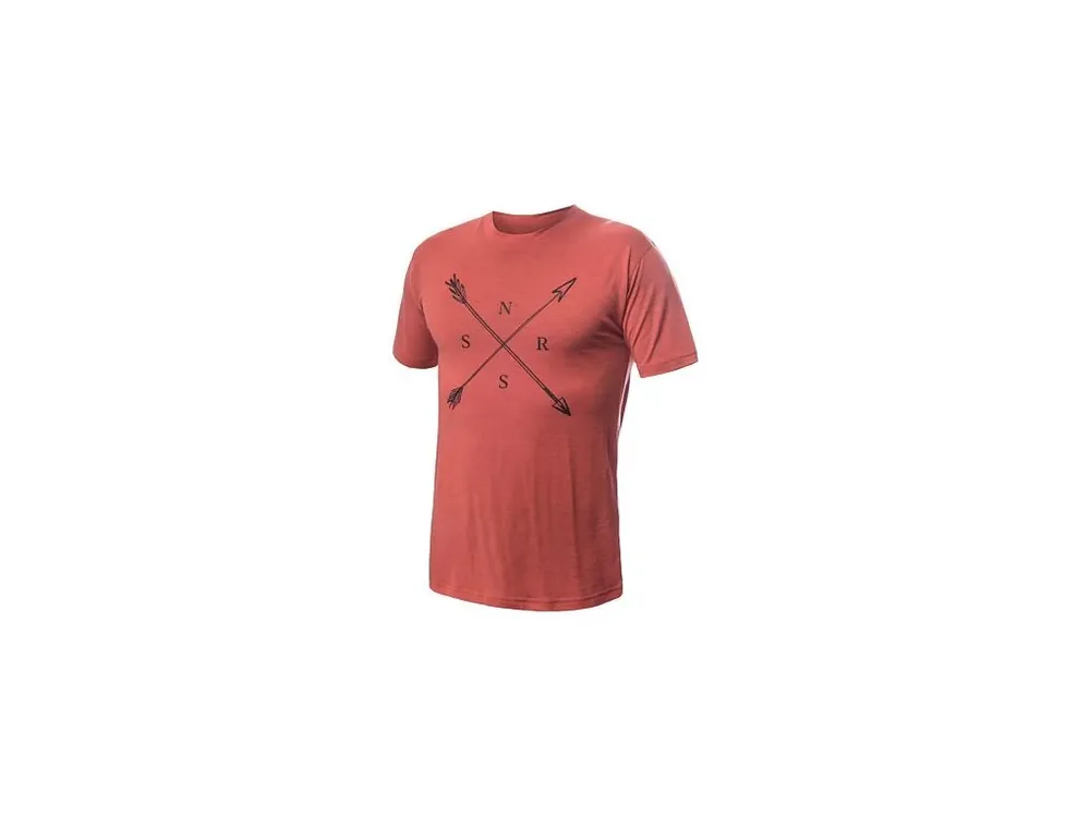 Cenově Výhodný SENSOR MERINO ACTIVE SNSR pánské triko kr.rukáv terracotta