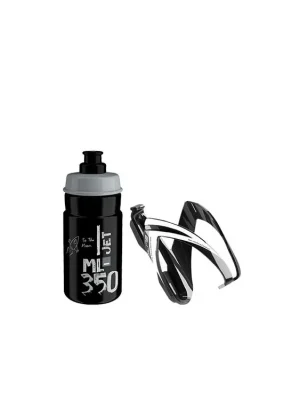 Akční Nabídka láhev s košíkem ELITE KIT CEO blk/wh+blk/grey Jet