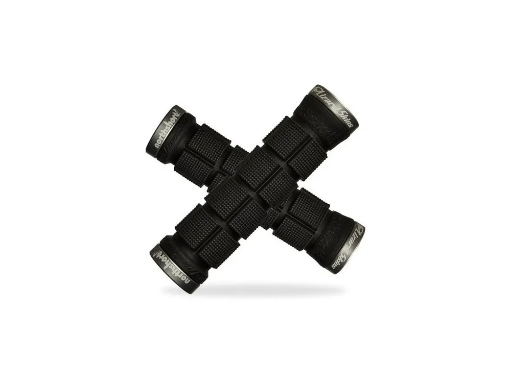 Pouze Dnes LIZARD SKINS gripy Dual-Clamp Lock-On Northshore černá