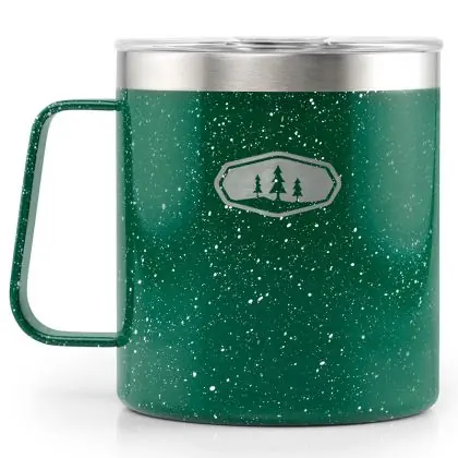 GSI Glacier Stainless Camp Cup 444ml green speckle Super Cena